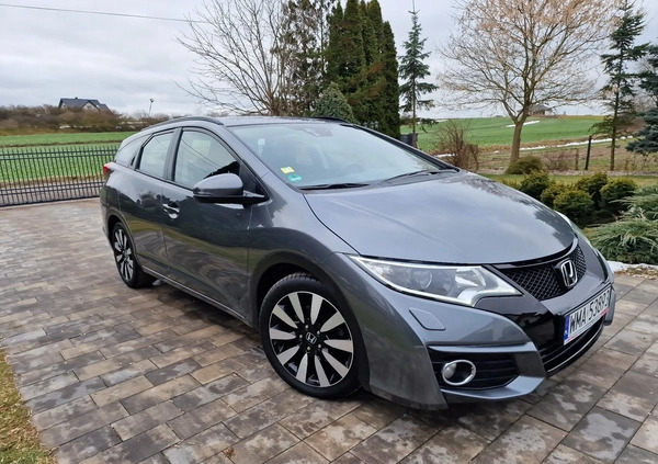 Honda Civic cena 57900 przebieg: 87000, rok produkcji 2016 z Pułtusk małe 497